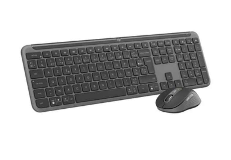 Pack Clavier Souris Sans Fil Logitech MK950 Signature Slim - Graphite