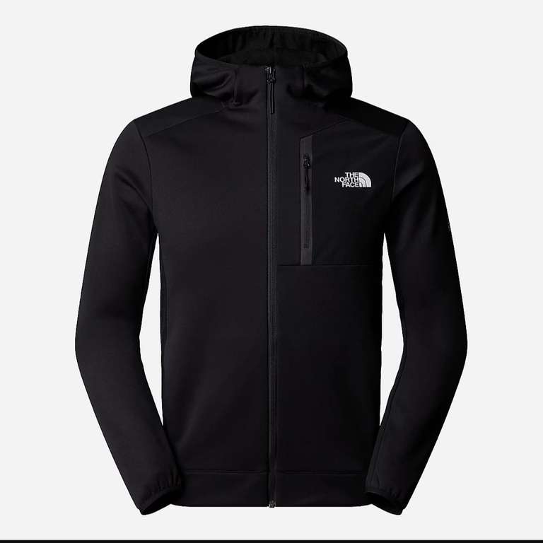 Veste Polaire Capuche The North Face Mountain Athletics - Noir/Gris (Membres Intersport)