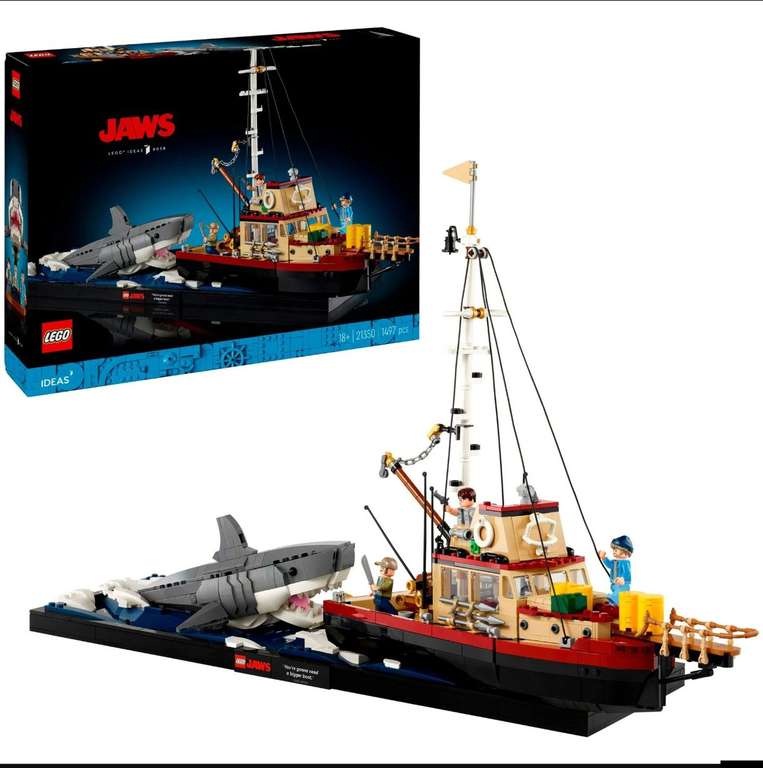 LEGO Ideas Les Dents de la Mer 21350 - Set Collector Adulte