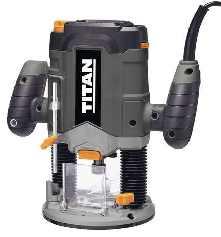 Defonceuse Filaire Titan 1200W - Vitesse Variable Base Alu
