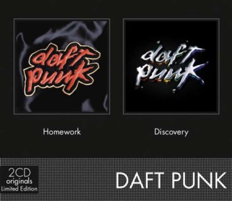 Coffret 2 CD Daft Punk Homework + Discovery - Edition Limitee