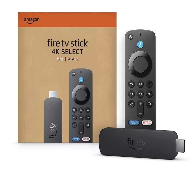 Fire TV Stick 4K Select Amazon - Lecteur Streaming avec Telecommande Alexa