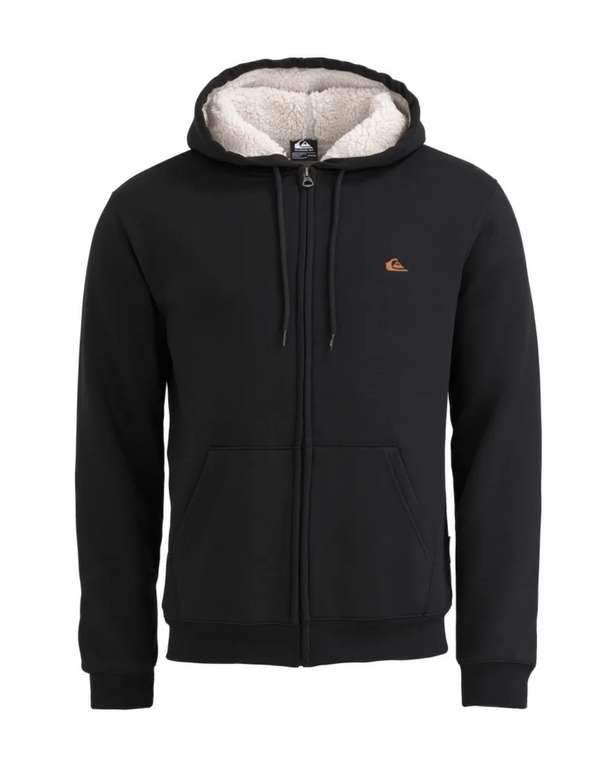 Veste Quiksilver Nimbus Sherpa Zip Capuche Homme Noir