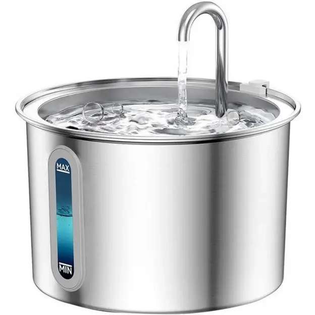 Fontaine a Eau Chat Oneisall 2L Inox 316 Ultra Silencieuse avec Filtres