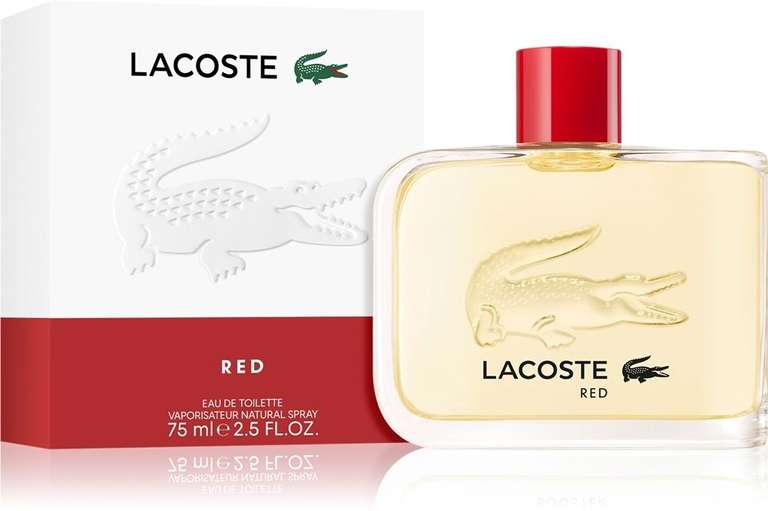 Eau de Toilette Lacoste Red 75ml Pour Homme Notino