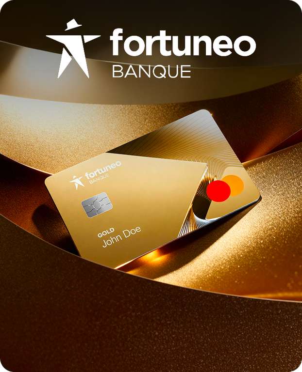 Fortuneo 250E Offerts Ouverture Compte Gold Mastercard + Mobilite Bancaire