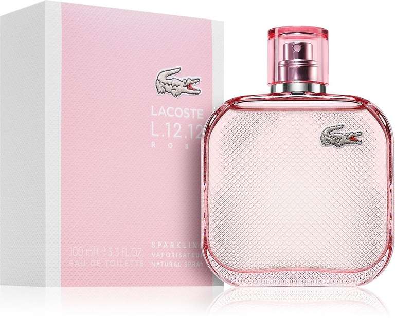 Eau de Toilette Lacoste L.12.12 Rose Sparkling 90ml Femme