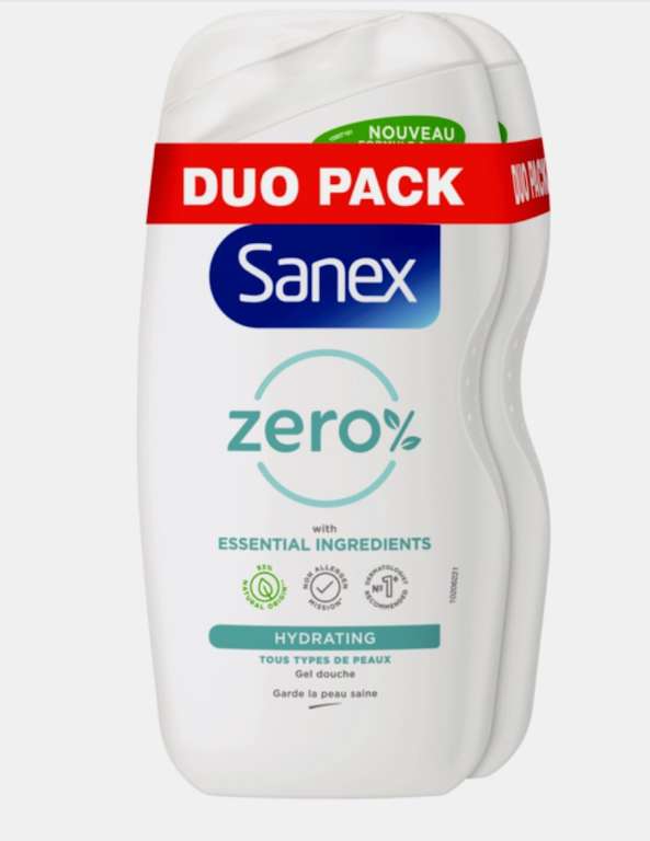 Lot 2 Gel Douche Sanex 475ml via 2,52E Carte Fidelite Intermarche