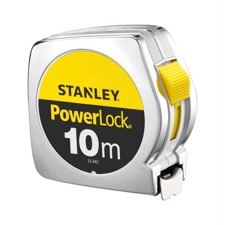 Metre Ruban Stanley PowerLock Classic 10m x 25mm Classe II