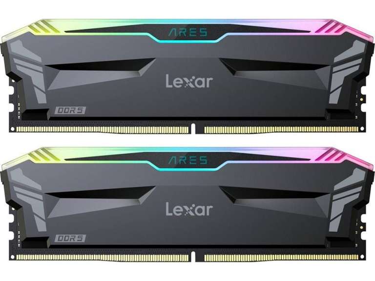 RAM DDR5 32Go Lexar Ares RGB 2x16Go 6400MHz CL32 Kit Gaming