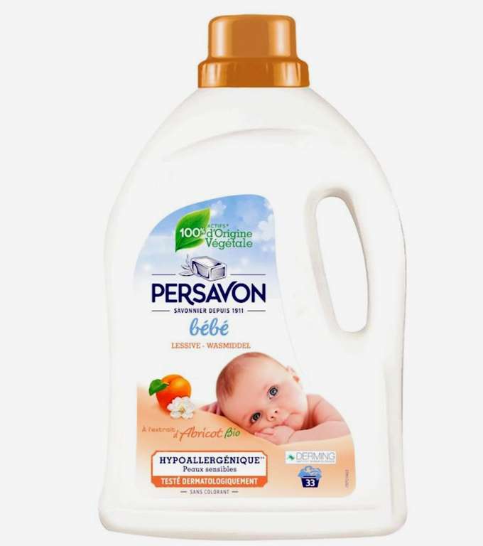 Lessive Liquide Bebe Hypoallergenique Persavon 1.5L 33 Lavages
