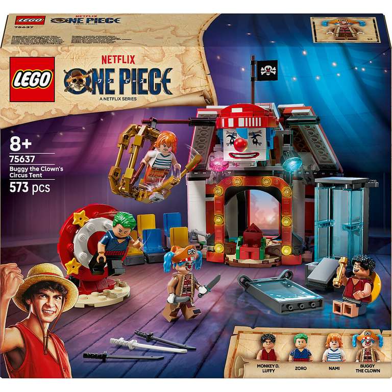 LEGO One Piece 21343 Le Chapiteau de Baggy le Clown Intermarche