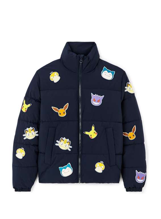 Doudoune Celio x Pokemon Homme Bleu Marine XS a XXXL