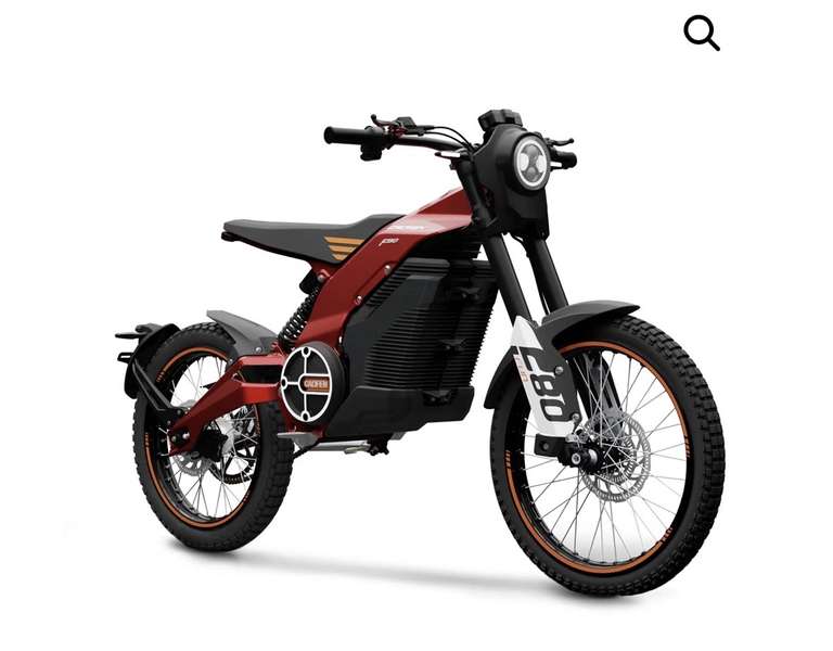 Moto Electrique Caofen F80 8000W 125cc Equivalent 100km Autonomie