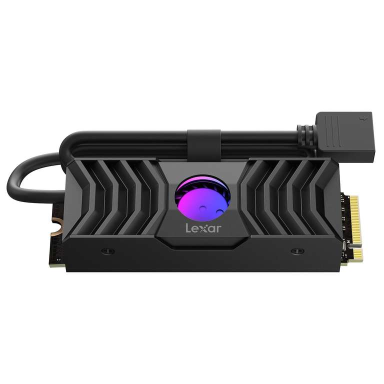 SSD Lexar Professional NM1090 1To PCIe 5.0 12000Mo/s Ventilateur RGB