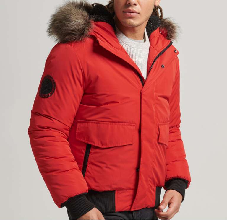 Doudoune Superdry Rouge Homme Tailles S a 2XL Veepee