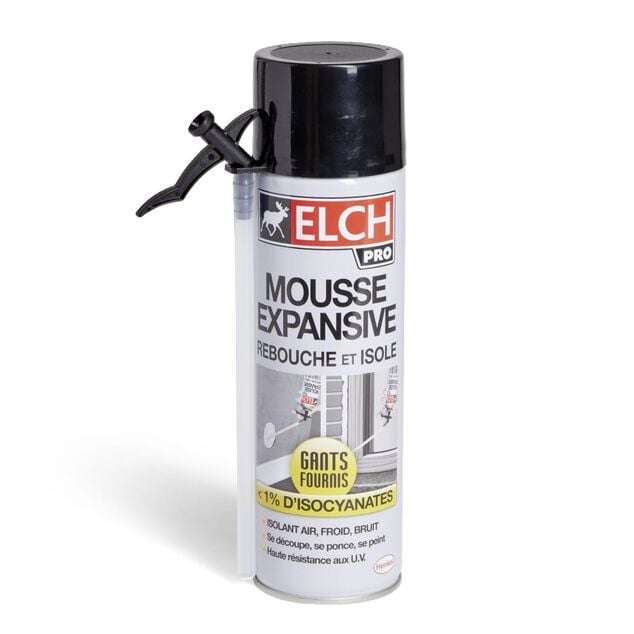 Mousse expansive Rubson Isole et Rebouche isolation thermique phonique