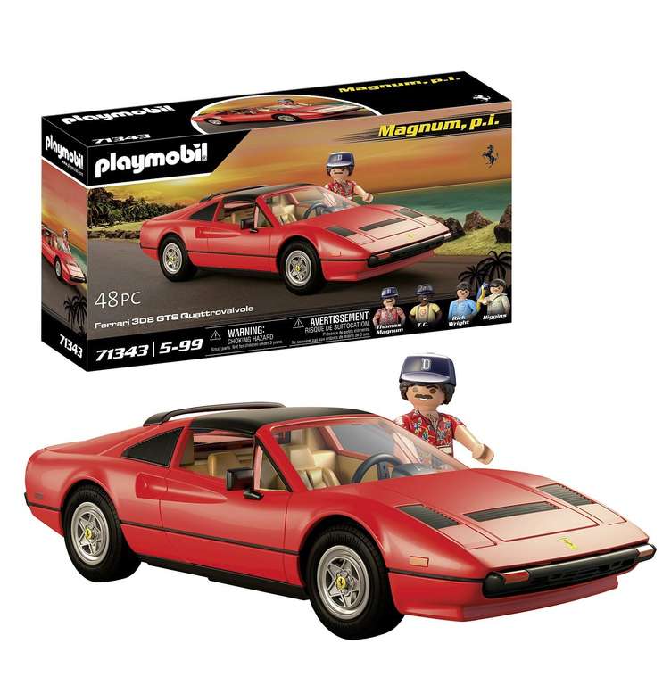 Jouet Playmobil 71343 Magnum Ferrari 308 GTS Quattrovalvole